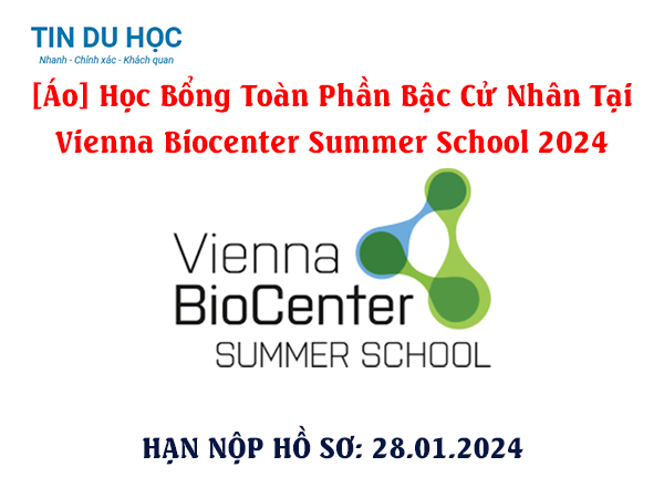 [Áo] Học Bổng Toàn Phần Bậc Cử Nhân Tại Vienna Biocenter Summer School 2024