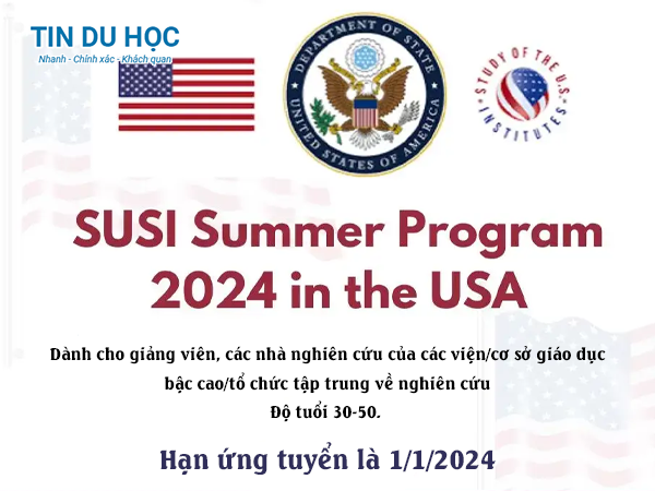 Summer 2024 Study of the United States Institutes (SUSI)