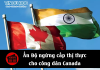 Ấn Độ ngừng cấp thị thực cho công dân Canada