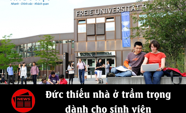 Đức thiếu nhà ở trầm trọng dành cho sinh viên