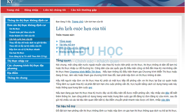 [MỚI NHẤT] LỊCH HẸN PHỎNG VẤN XIN VISA MỸ T1/2024