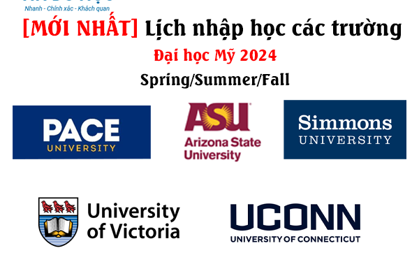 [MỚI NHẤT] Lịch nhập học các trường Đại học Mỹ 2024 | Spring/Summer/Fall