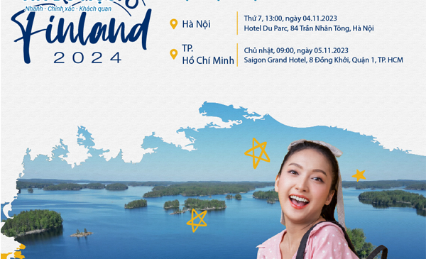 ROAD TO FINLAND 2024 – Đại tiệc học bổng Phần Lan lớn nhất trong năm