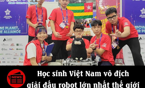 Việt Nam vô địch giải đấu robot lớn nhất thế giới
