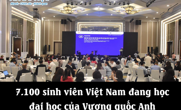 7.100 sinh viên Việt Nam đang học đại học của Vương quốc Anh