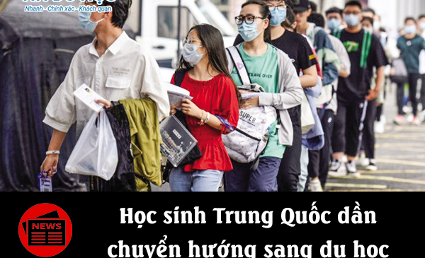 Học sinh Trung Quốc dần chuyển hướng sang du học