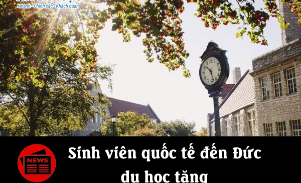 Sinh viên quốc tế đến Đức du học tăng