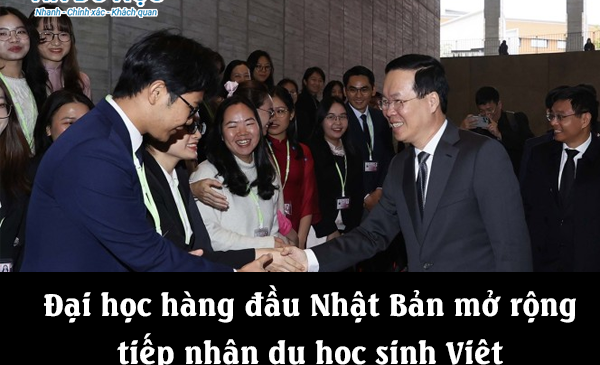 Đại học hàng đầu Nhật Bản mở rộng tiếp nhận du học sinh Việt